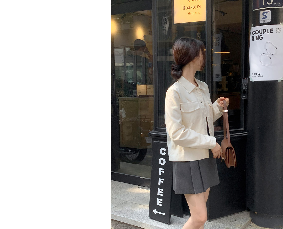 1만장 돌파✨ [롱기장추가/코튼자켓1위] 하우즈 코튼 카라 긴팔 자켓 데이트룩,나들이룩,데일리룩,마실룩,출근룩,하객룩,여행룩,숏자켓,코튼자켓 jk2632 상세 이미지 47