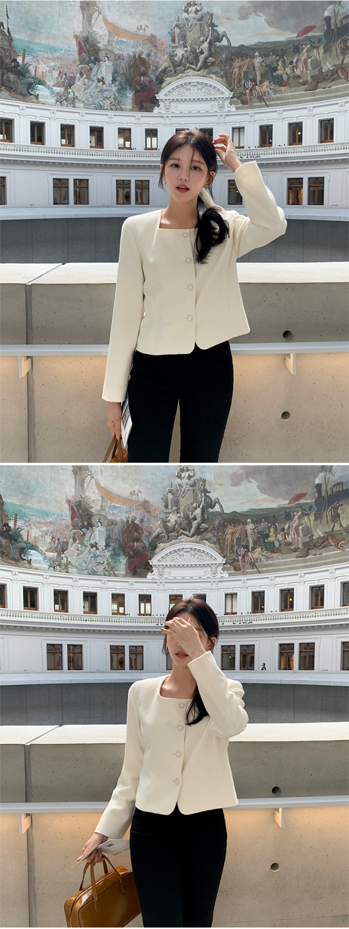 [국내제작] 🚚당일발송 5000장 돌파✨ [단독진행] [S~L/숏,기본 기장/기장선택] 데이진 슬림 세미 부츠컷 코튼 팬츠 부츠컷데님팬츠 데일리룩,데이트룩,출근룩,나들이룩,면바지,봄팬츠 ps4599 상세 이미지 75