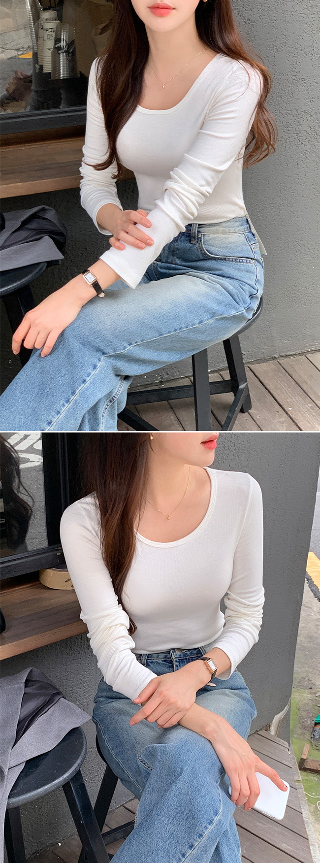 🚚당일발송  1000장 돌파✨ [뉴컬러추가/만년템/딱예쁜기장감] 로메인 싱글 버튼 세미크롭 자켓 하객룩,데이트룩,나들이룩,출근룩,데일리룩,격식룩,크롭자켓,올드머니룩 jk2643 상세 이미지 85