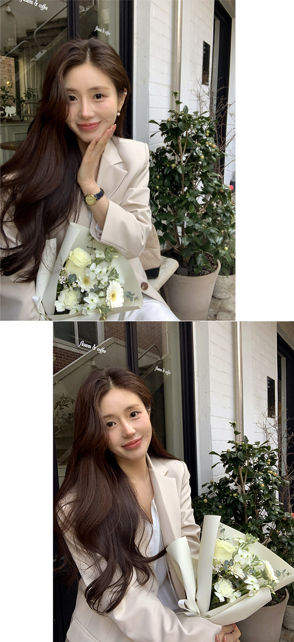 [여리핏] 우즈 투버튼 탄탄 싱글 자켓 데이트룩,나들이룩,출근룩,하객룩,마실룩,오버핏 jk2655 상세 이미지 33