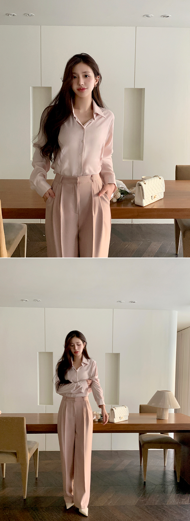 [여리핏] 우즈 투버튼 탄탄 싱글 자켓 데이트룩,나들이룩,출근룩,하객룩,마실룩,오버핏 jk2655 상세 이미지 22