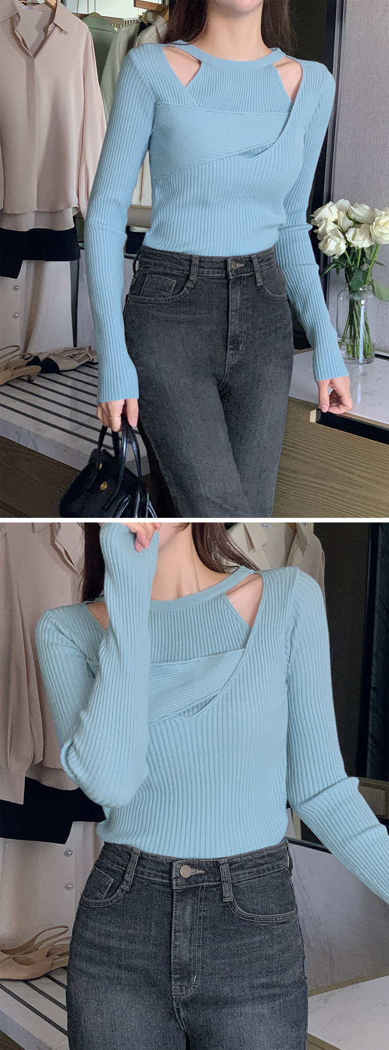 주문폭주 (S~XL) 데이데이 다크애쉬블루 일자 데님 팬츠 ps4652 상세 이미지 17
