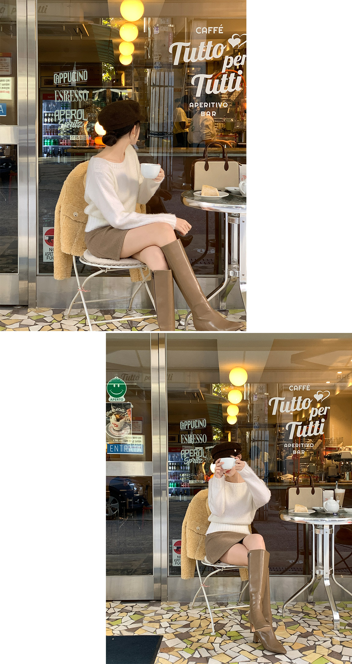 주문폭주  (타이머플러세트) 로웰 소프트울 입술넥 니트 nt4299 상세 이미지 20