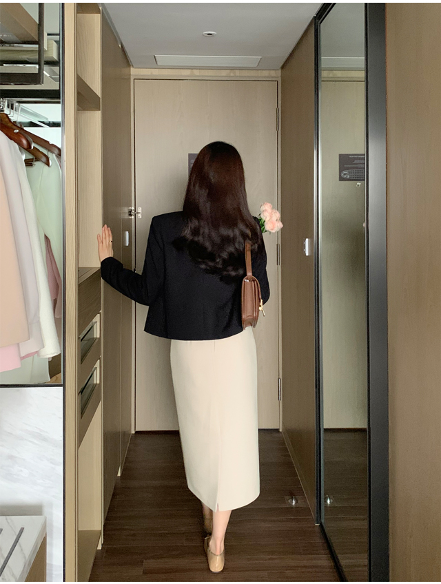[기장선택,미니,롱 기장,하객룩] 오브젠 H라인 슬릿 스커트 데이트룩,나들이룩,출근룩,오피스룩,면접룩,롱스커트,롱치마 치마,봄옷 sk6735 벚꽃룩 상세 이미지 168