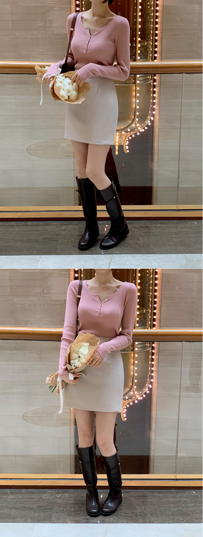 [기장선택,미니,롱 기장,하객룩] 오브젠 H라인 슬릿 스커트 데이트룩,나들이룩,출근룩,오피스룩,면접룩,롱스커트,롱치마 치마,봄옷 sk6735 벚꽃룩 상세 이미지 185