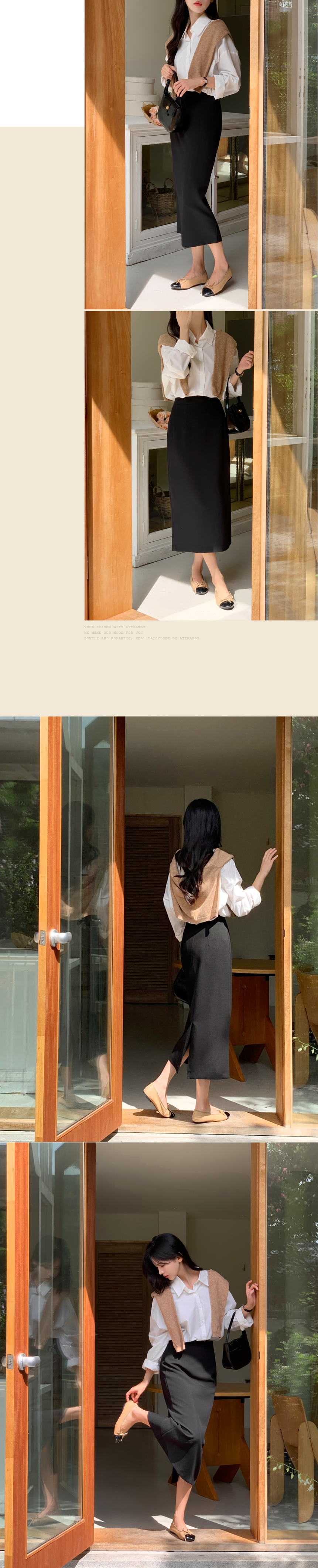 [기장선택,미니,롱 기장,하객룩] 오브젠 H라인 슬릿 스커트 데이트룩,나들이룩,출근룩,오피스룩,면접룩,롱스커트,롱치마 치마,봄옷 sk6735 벚꽃룩 상세 이미지 203