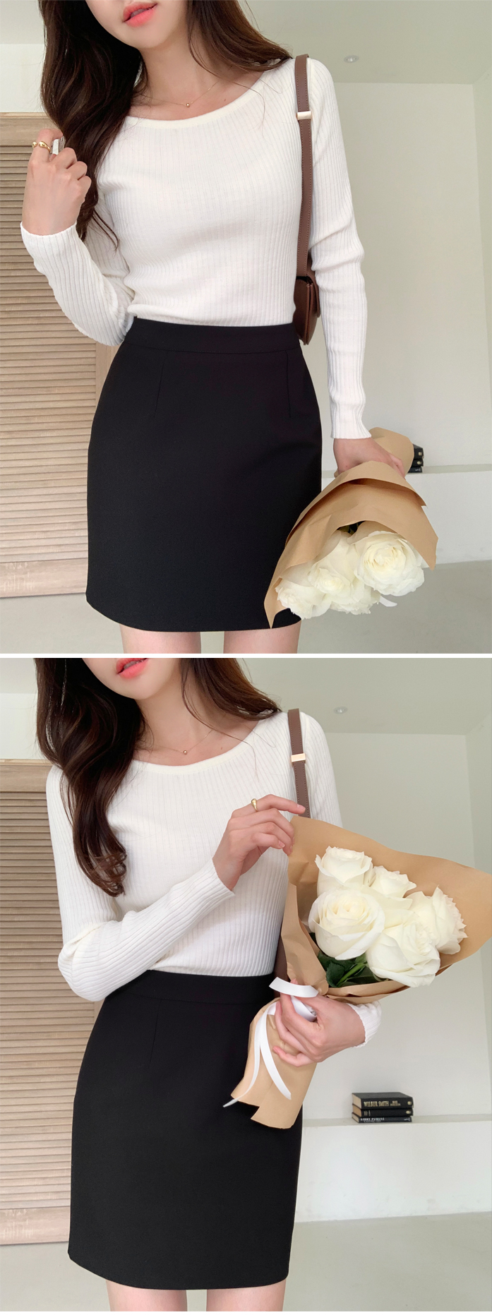 [기장선택,미니,롱 기장,하객룩] 오브젠 H라인 슬릿 스커트 데이트룩,나들이룩,출근룩,오피스룩,면접룩,롱스커트,롱치마 치마,봄옷 sk6735 벚꽃룩 상세 이미지 210