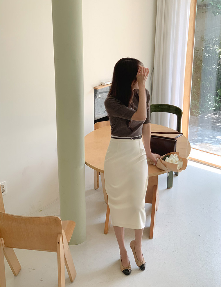 [기장선택,미니,롱 기장,하객룩] 오브젠 H라인 슬릿 스커트 데이트룩,나들이룩,출근룩,오피스룩,면접룩,롱스커트,롱치마 치마,봄옷 sk6735 벚꽃룩 상세 이미지 232