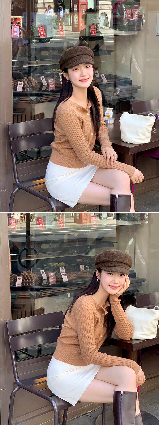 [기장선택,미니,롱 기장,하객룩] 오브젠 H라인 슬릿 스커트 데이트룩,나들이룩,출근룩,오피스룩,면접룩,롱스커트,롱치마 치마,봄옷 sk6735 벚꽃룩 상세 이미지 25