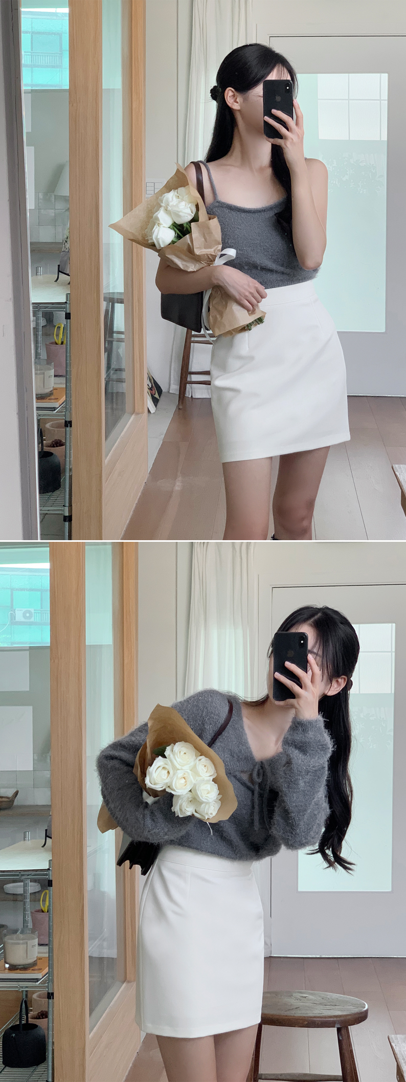 [기장선택,미니,롱 기장,하객룩] 오브젠 H라인 슬릿 스커트 데이트룩,나들이룩,출근룩,오피스룩,면접룩,롱스커트,롱치마 치마,봄옷 sk6735 벚꽃룩 상세 이미지 143
