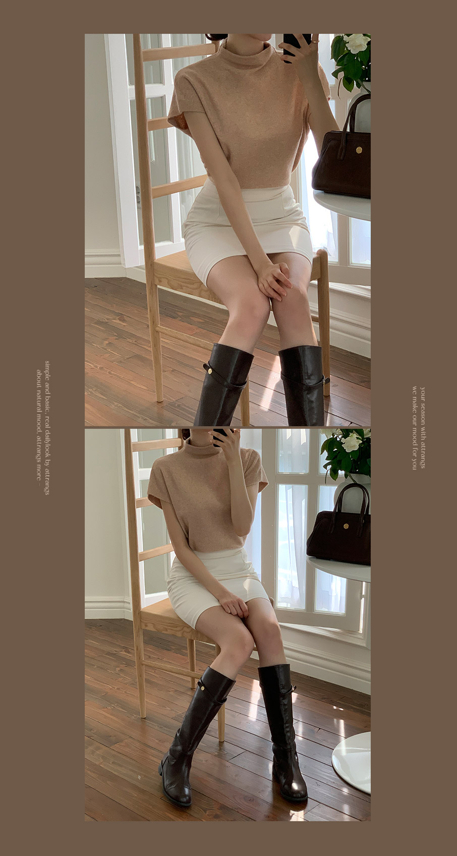 [기장선택,미니,롱 기장,하객룩] 오브젠 H라인 슬릿 스커트 데이트룩,나들이룩,출근룩,오피스룩,면접룩,롱스커트,롱치마 치마,봄옷 sk6735 벚꽃룩 상세 이미지 105
