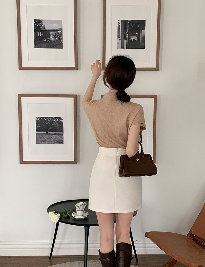 [기장선택,미니,롱 기장,하객룩] 오브젠 H라인 슬릿 스커트 데이트룩,나들이룩,출근룩,오피스룩,면접룩,롱스커트,롱치마 치마,봄옷 sk6735 벚꽃룩 상세 이미지 114