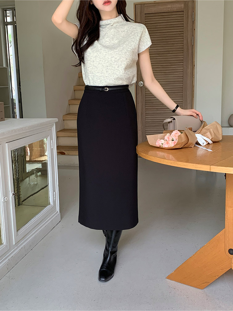 [기장선택,미니,롱 기장,하객룩] 오브젠 H라인 슬릿 스커트 데이트룩,나들이룩,출근룩,오피스룩,면접룩,롱스커트,롱치마 치마,봄옷 sk6735 벚꽃룩 상세 이미지 117
