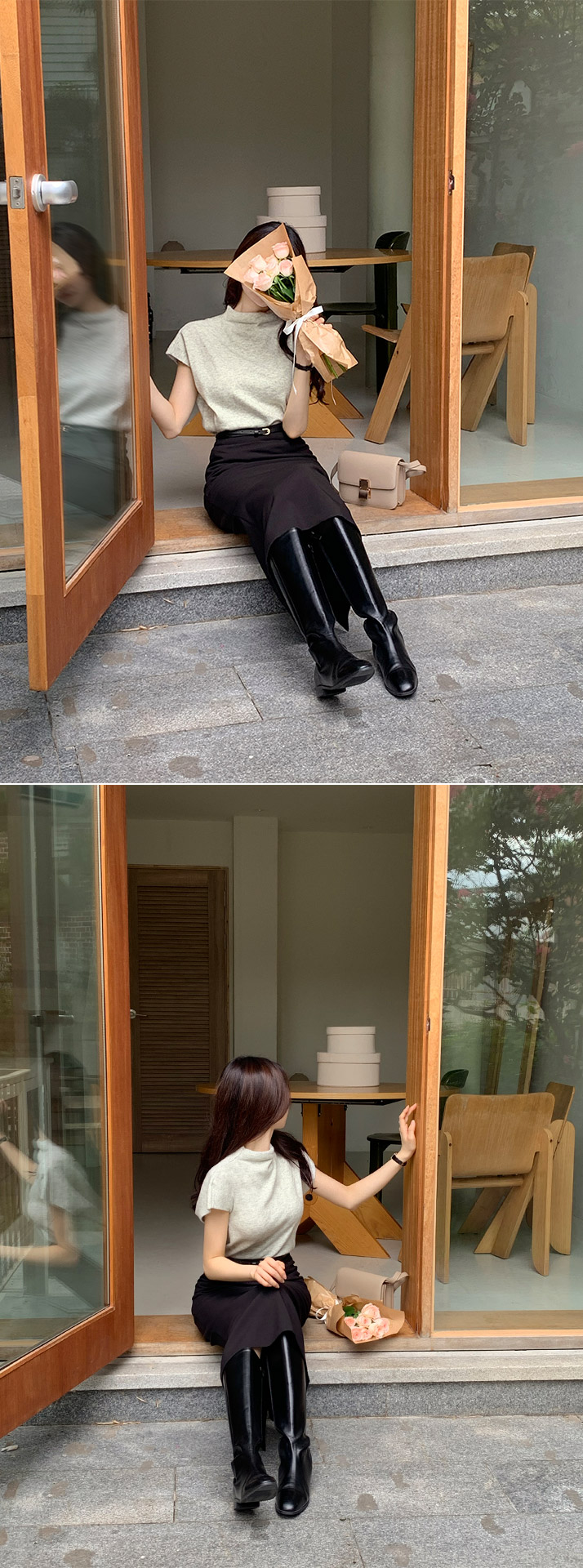 [기장선택,미니,롱 기장,하객룩] 오브젠 H라인 슬릿 스커트 데이트룩,나들이룩,출근룩,오피스룩,면접룩,롱스커트,롱치마 치마,봄옷 sk6735 벚꽃룩 상세 이미지 121