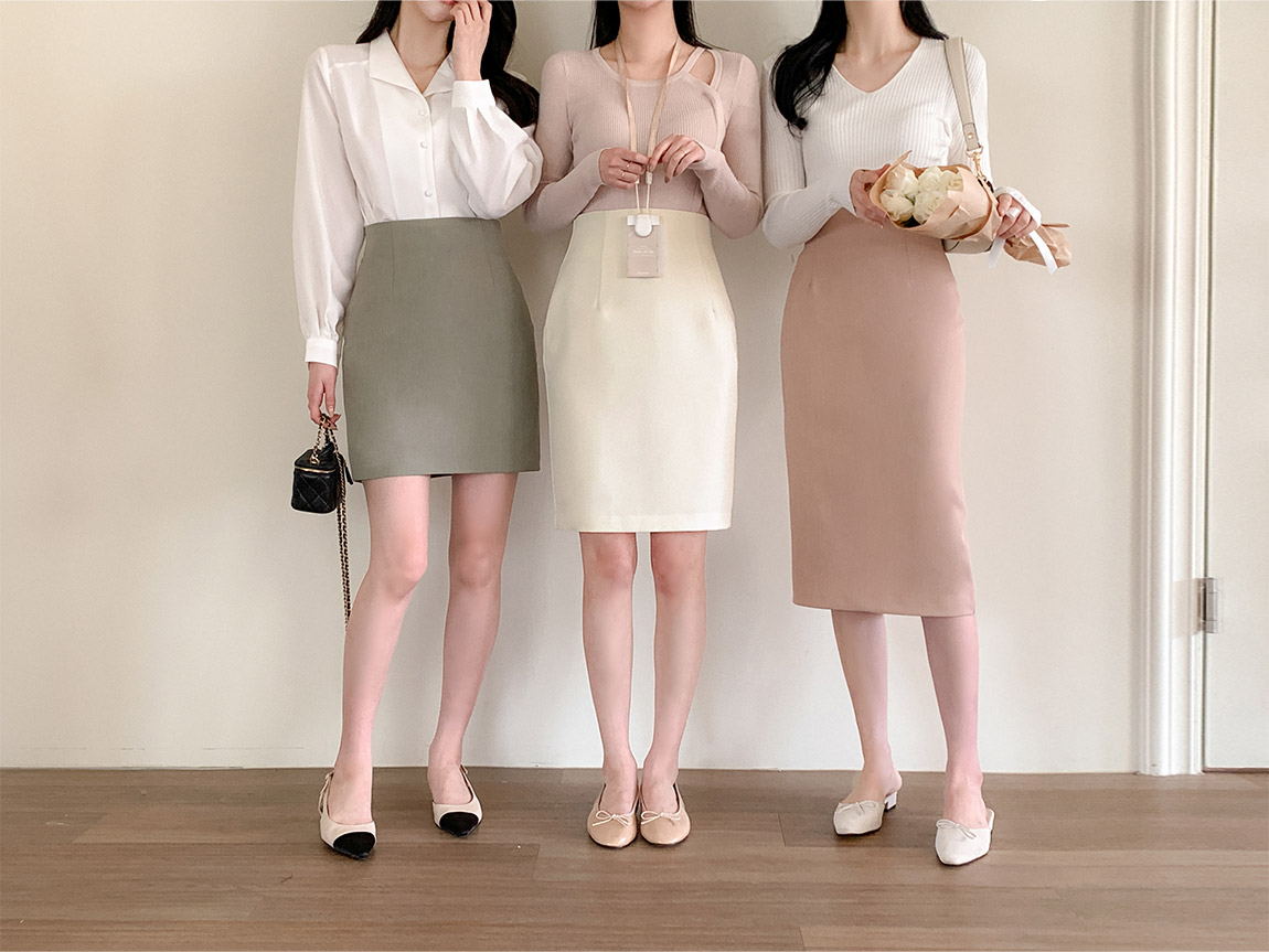 🚚부분당일발송 1만장 돌파✨ [20컬러,3기장,미니,5부,롱 기장,3사이즈] 올데이 3기장 H라인 스커트 데이트룩,나들이룩,데일리룩,마실룩,출근룩,하객룩,교복템,격식룩,펜슬스커트 롱스커트 치마 sk6794 상세 이미지 10