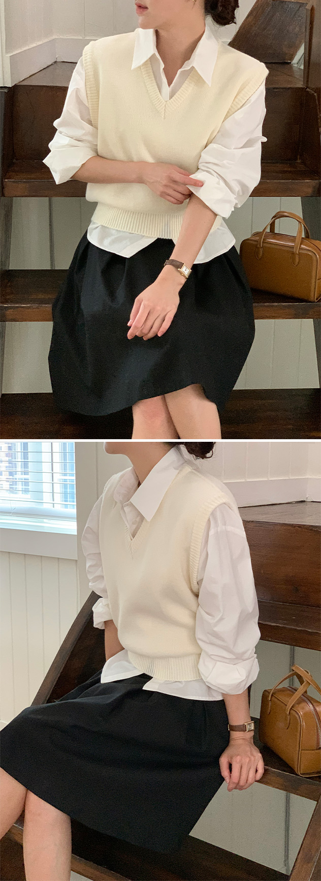 (컬러추가/허리밴딩/베스트셀러/미디버전) 리츠 플리츠 미디 스커트 치마 치마,봄옷 sk6808 벚꽃룩 상세 이미지 88