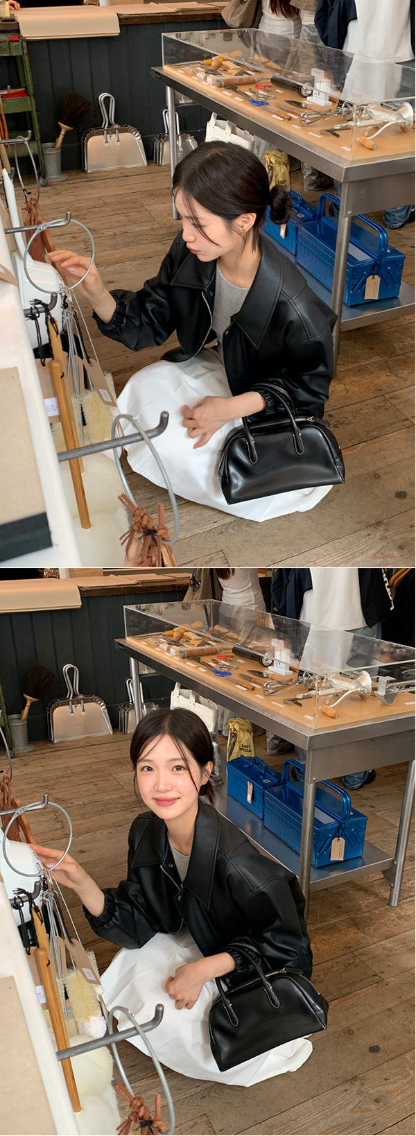 (컬러추가/허리밴딩/베스트셀러/미디버전) 리츠 플리츠 미디 스커트 치마 치마,봄옷 sk6808 벚꽃룩 상세 이미지 43
