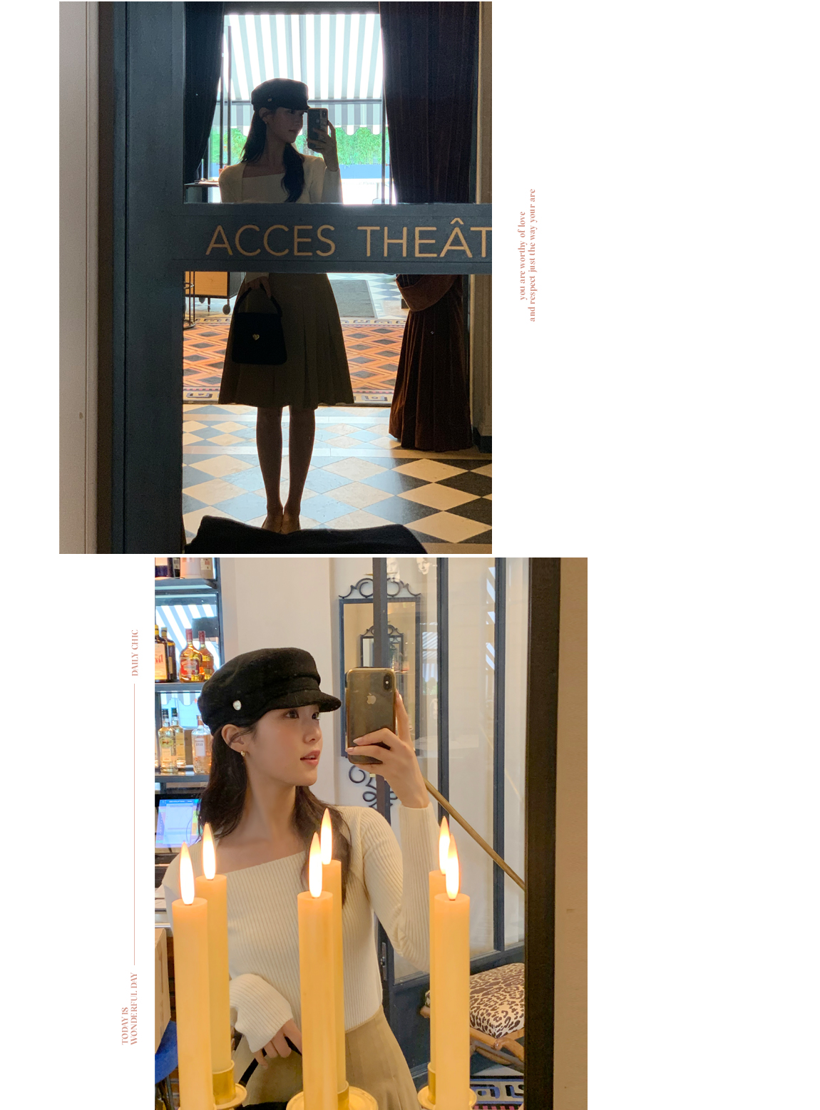 (컬러추가/허리밴딩/베스트셀러/미디버전) 리츠 플리츠 미디 스커트 치마 치마,봄옷 sk6808 벚꽃룩 상세 이미지 74