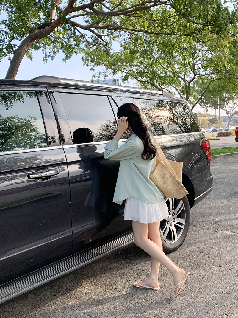 (뒷밴딩/러블리무드) 레빈 코튼 셔링 A라인 미니 스커트 sk6845 상세 이미지 105