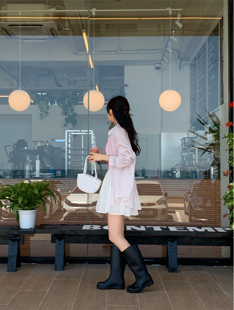 (뒷밴딩/러블리무드) 레빈 코튼 셔링 A라인 미니 스커트 sk6845 상세 이미지 142