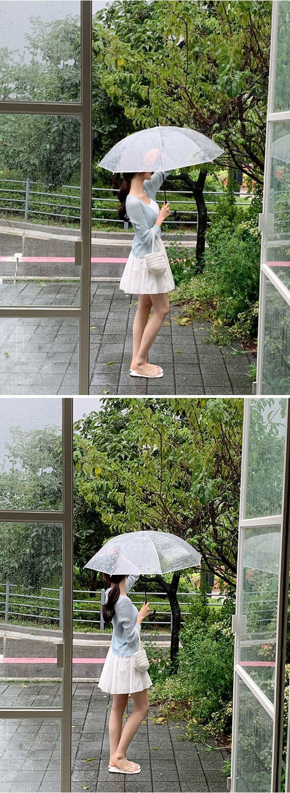 (뒷밴딩/러블리무드) 레빈 코튼 셔링 A라인 미니 스커트 sk6845 상세 이미지 115