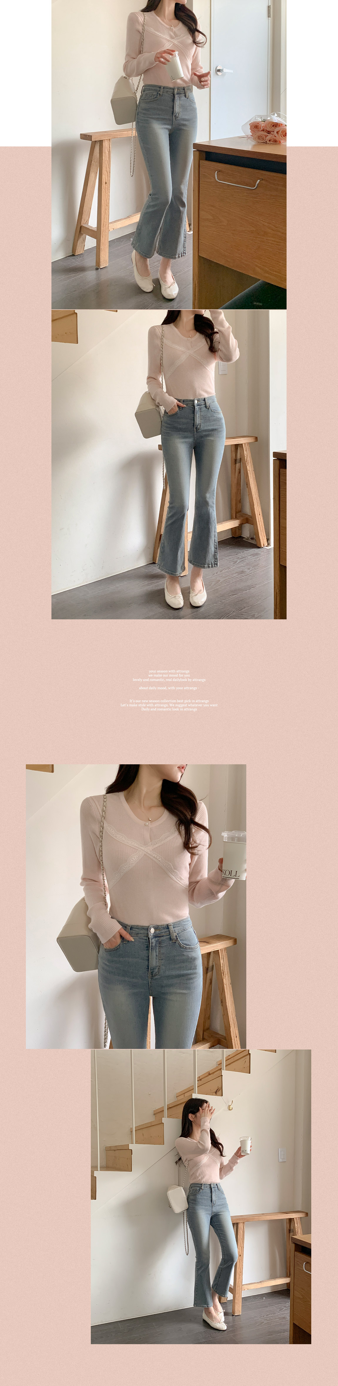 🚚당일발송 [나시+가디건,여리핏] 리프 골지 레이스 나시 진주 봄 가디건 세트 버튼가디건 출근룩,데이트룩,나들이룩,마실룩,봄가디건,나시가디건세트 st2581 상세 이미지 47