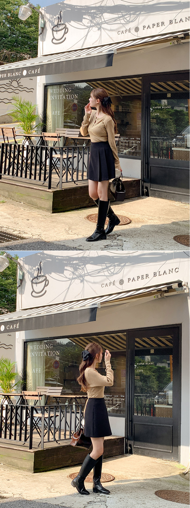 ⚡️오늘출발⚡️ [나시+가디건,여리핏] 리프 골지 레이스 나시 진주 가디건 세트 버튼가디건 출근룩,데이트룩,나들이룩,마실룩,나시가디건세트 st2581 빠른출발 당일배송 당일 상세 이미지 28