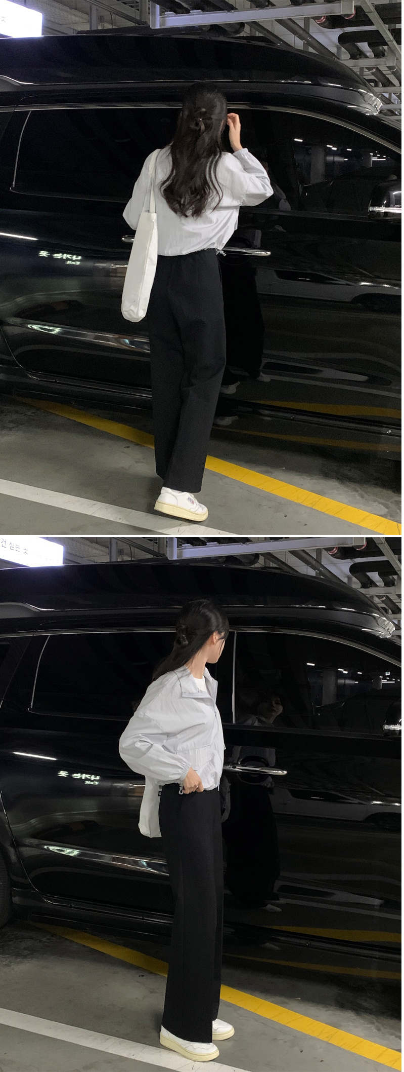 🚚부분당일발송 5000장 돌파✨ [생활방수/장마룩/바람막이/살안타템] 후드카라2버전 스트링 바스락 점퍼  세미크롭자켓 봄아우터 나들이룩 윈드자켓,여행룩/휴양지룩/데이트룩/바캉스룩,봄옷 jk2862 상세 이미지 18