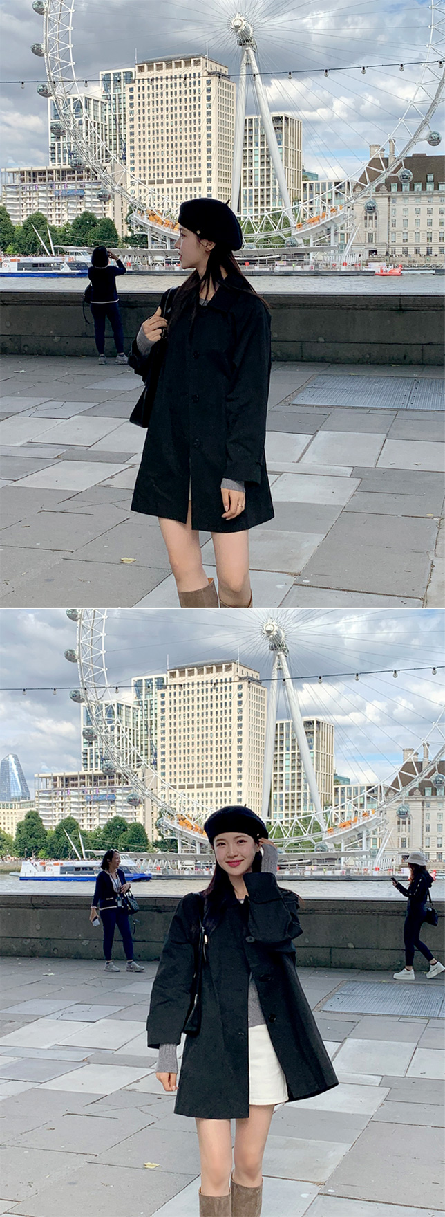 ⚡️부분 오늘출발⚡️ [자체제작] [바이오워싱/클래식템/유행구애X] 비브레 오버핏 바이오워싱 코튼 싱글 하프 트렌치 코트 봄아우터 데이트룩,나들이룩,데일리룩,마실룩,출근룩,하객룩,하프코트 ct1637 부분빠른출발 부분당일배송 부분당일 상세 이미지 65
