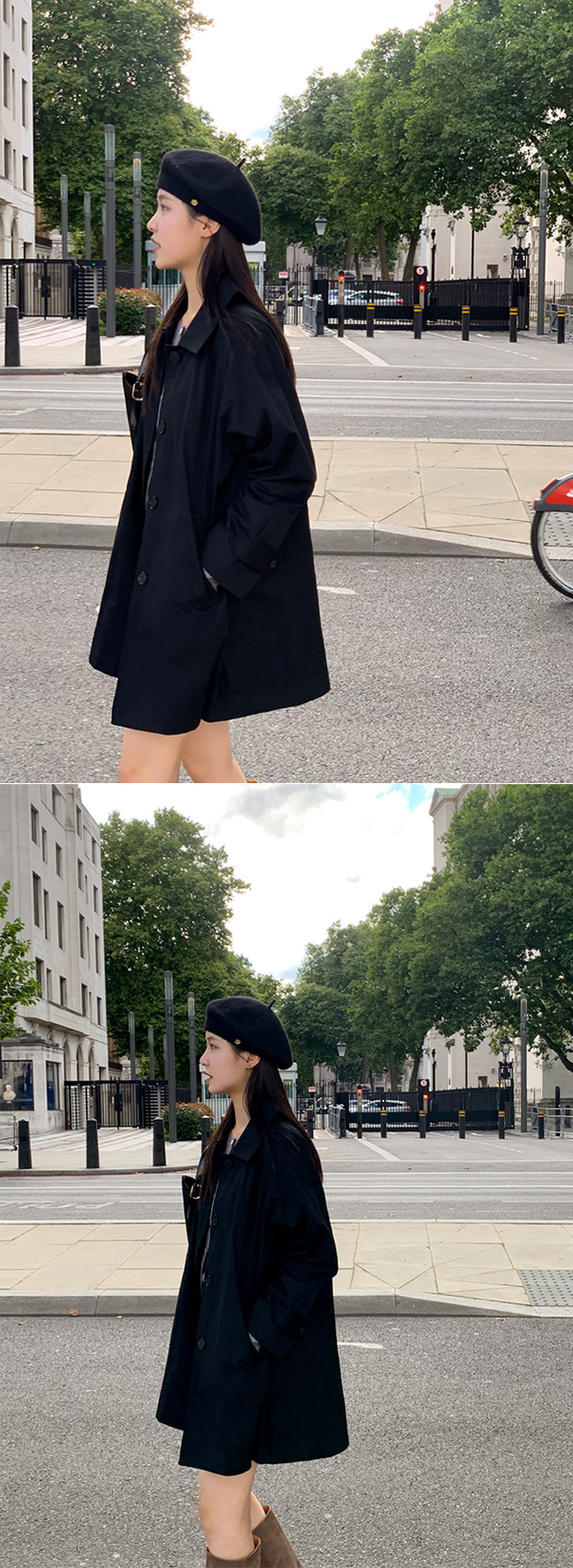 ⚡️부분 오늘출발⚡️ [자체제작] [바이오워싱/클래식템/유행구애X] 비브레 오버핏 바이오워싱 코튼 싱글 하프 트렌치 코트 봄아우터 데이트룩,나들이룩,데일리룩,마실룩,출근룩,하객룩,하프코트 ct1637 부분빠른출발 부분당일배송 부분당일 상세 이미지 68