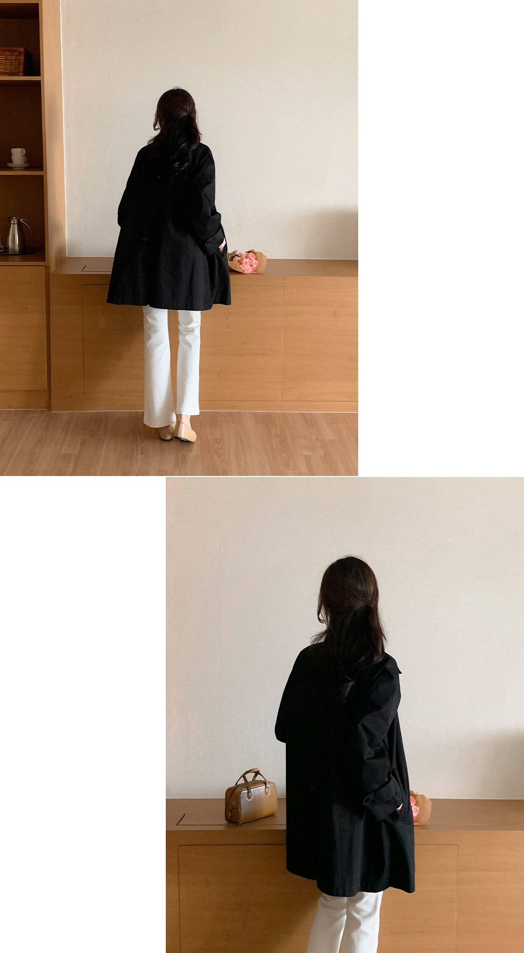 ⚡️부분 오늘출발⚡️ [자체제작] [바이오워싱/클래식템/유행구애X] 비브레 오버핏 바이오워싱 코튼 싱글 하프 트렌치 코트 봄아우터 데이트룩,나들이룩,데일리룩,마실룩,출근룩,하객룩,하프코트 ct1637 부분빠른출발 부분당일배송 부분당일 상세 이미지 97