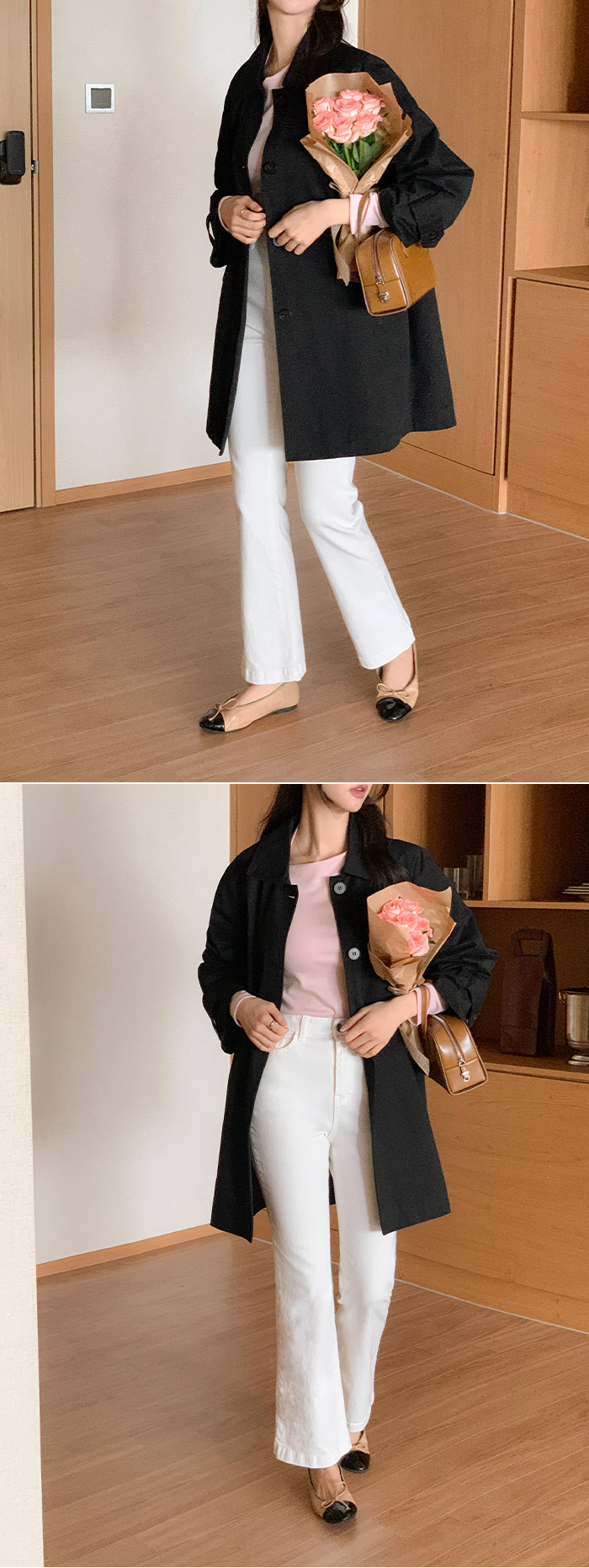 ⚡️부분 오늘출발⚡️ [자체제작] [바이오워싱/클래식템/유행구애X] 비브레 오버핏 바이오워싱 코튼 싱글 하프 트렌치 코트 봄아우터 데이트룩,나들이룩,데일리룩,마실룩,출근룩,하객룩,하프코트 ct1637 부분빠른출발 부분당일배송 부분당일 상세 이미지 95
