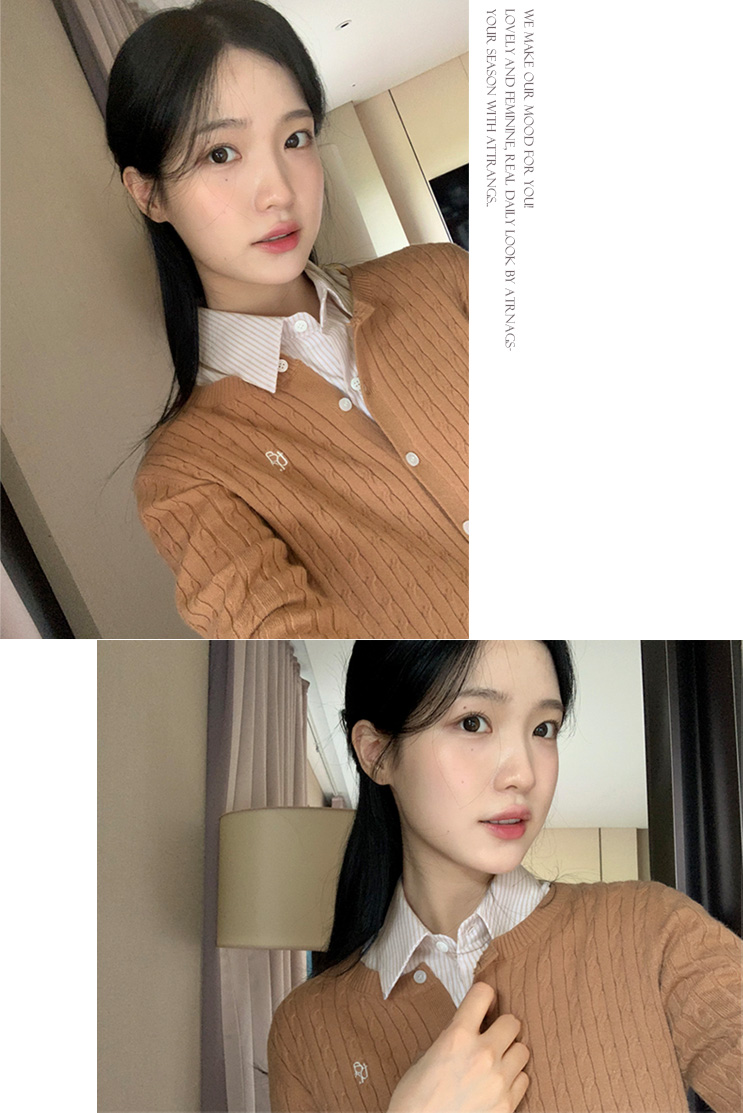 [🔥아뜨데이 앵콜할인🔥]⚡️부분 오늘출발⚡️ [자체제작] [코디고민X/프리미엄원단] 램버 소프트 라운드넥 자수 케이블 니트 가디건 하객룩가디건 데이트룩,나들이룩,하객룩,봄니트,봄가디건,니트가디건,펜던트가디건,꽈배기가디건,봄옷 cd3143 부분빠른출발 부분당일배송 부분당일 상세 이미지 112