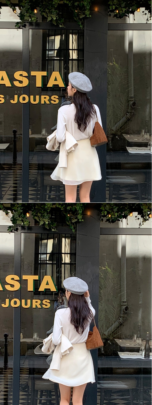 1000장 돌파✨ (여리무드/발레리나룩) 앤제리 쉬폰 레이어드 스커트 sk6949 상세 이미지 22