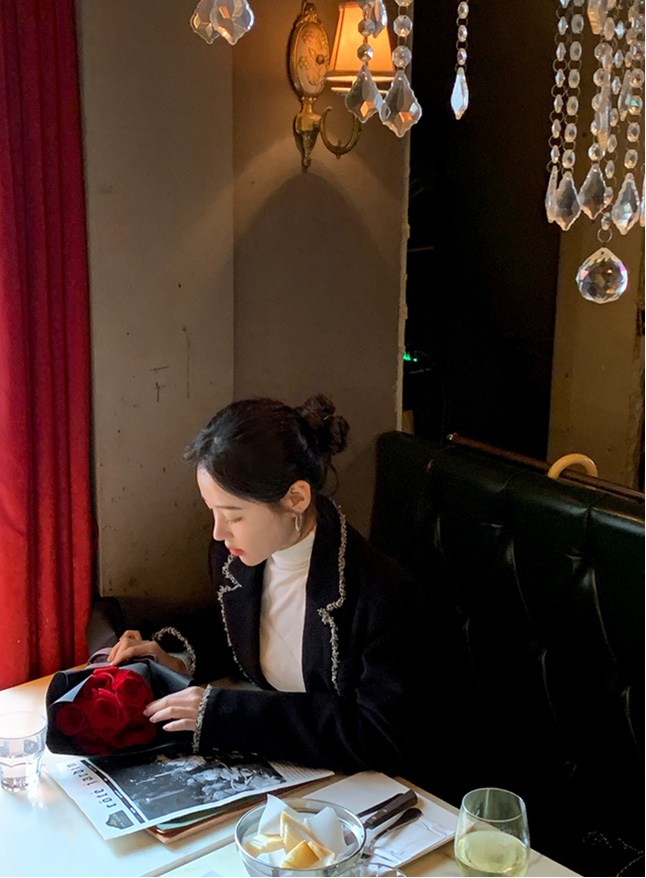 🚚당일발송  [단독진행] [울함유,누빔안감] 리브르 트위드 더블 울 자켓 코트 데이트룩,데일리룩,나들이룩,마실룩,출근룩,하객룩 jk2935 상세 이미지 41