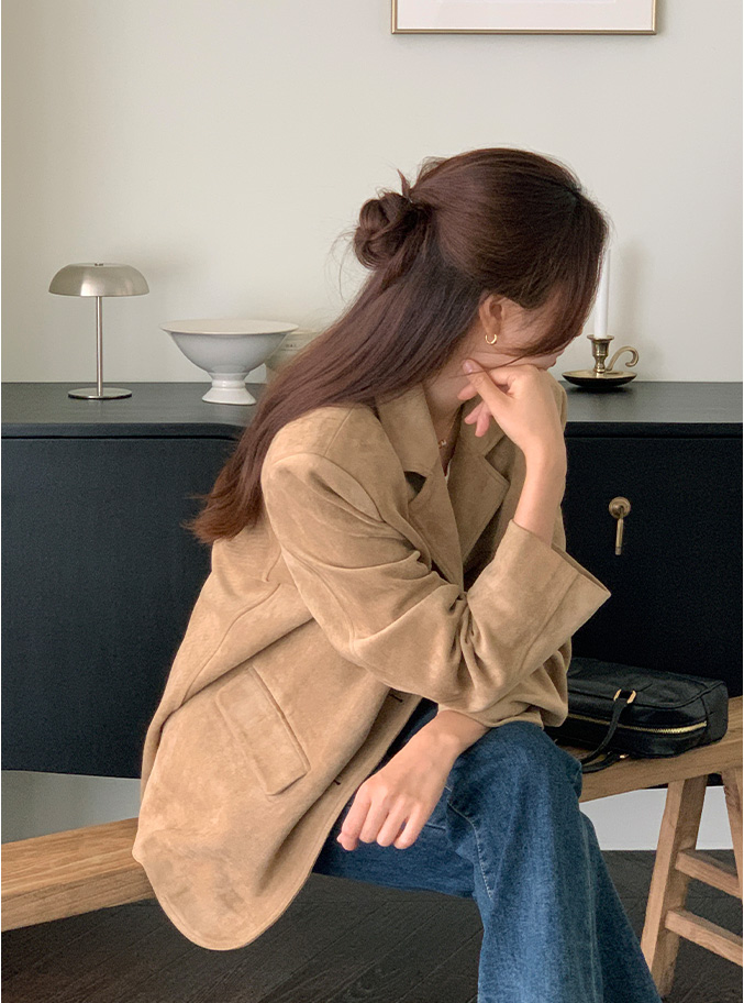 [💣빅 할인 아뜨데이 특가][퀄리티보장] 클래시 오버핏 스웨이드 블레이저 자켓 데이트룩,데일리룩,나들이룩,마실룩,출근룩,하객룩 봄자켓 봄아우터 스웨이드자켓  jk2937 상세 이미지 60