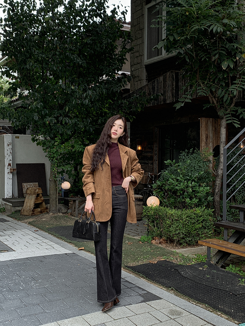 [💣빅 할인 아뜨데이 특가][퀄리티보장] 클래시 오버핏 스웨이드 블레이저 자켓 데이트룩,데일리룩,나들이룩,마실룩,출근룩,하객룩 봄자켓 봄아우터 스웨이드자켓  jk2937 상세 이미지 12