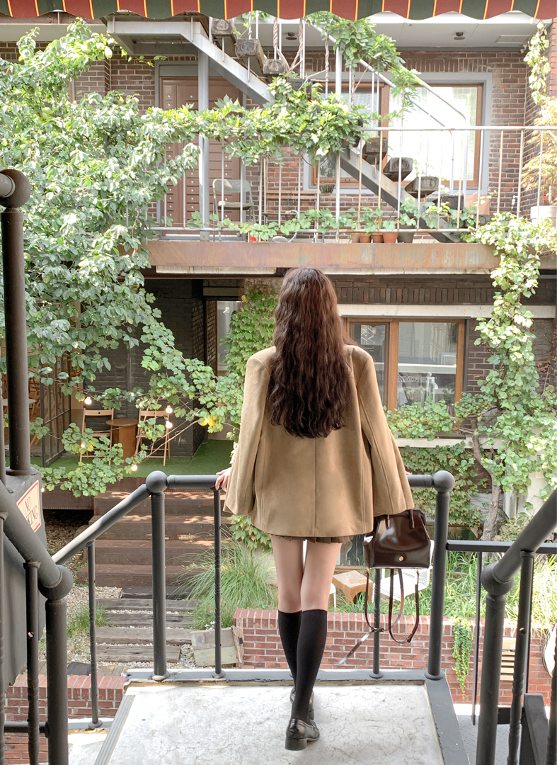 [💣빅 할인 아뜨데이 특가][퀄리티보장] 클래시 오버핏 스웨이드 블레이저 자켓 데이트룩,데일리룩,나들이룩,마실룩,출근룩,하객룩 봄자켓 봄아우터 스웨이드자켓  jk2937 상세 이미지 26