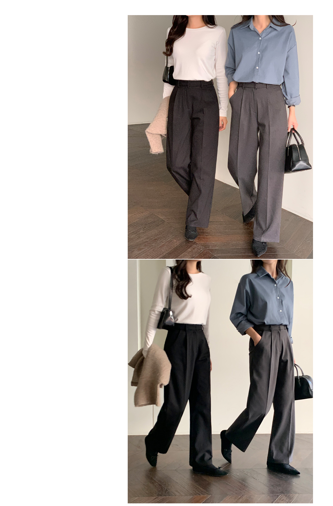 🚚부분당일발송 [SALE] [구김방지원단/하체완벽보정] 로던 올타임 발열 속기모 원핀턱 슬랙스 데일리룩,데이트룩,캐주얼룩,출근룩,나들이룩,하객룩 ps4970 통통 상세 이미지 13