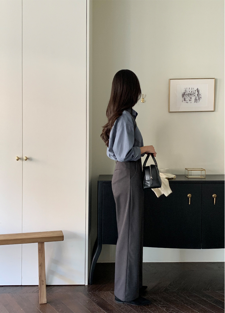 🚚부분당일발송 [SALE] [구김방지원단/하체완벽보정] 로던 올타임 발열 속기모 원핀턱 슬랙스 데일리룩,데이트룩,캐주얼룩,출근룩,나들이룩,하객룩 ps4970 통통 상세 이미지 16