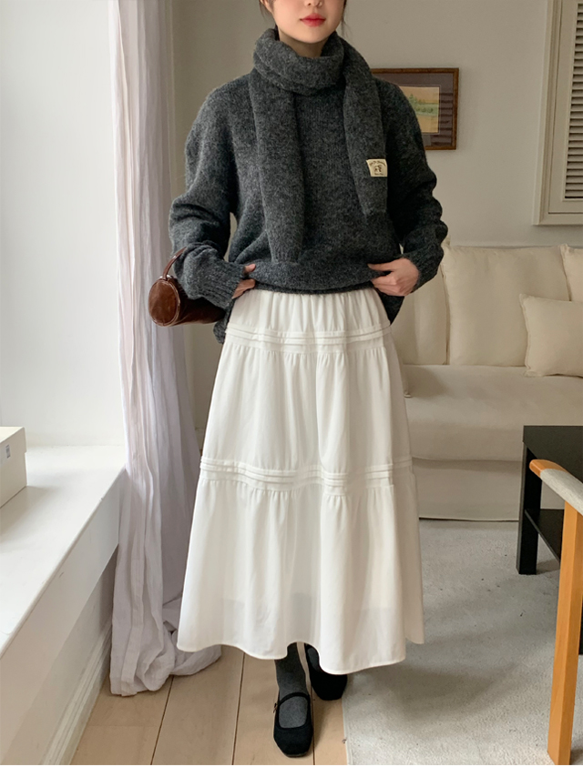 🚚부분당일발송 5000장 돌파✨ [S/S버전] 플로브 밴딩 캉캉 플레어 롱 스커트 데일리룩,데이트룩,캐주얼룩,나들이룩,공항룩,롱치마,롱스커트,여행룩,캉캉스커트,캉캉치마,,봄치마,여름치마 sk7102 상세 이미지 56