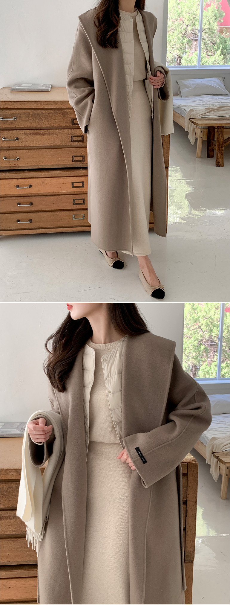 🚚부분당일발송 4만장 돌파✨ [단독진행] [경량패딩,2가지넥] 오리털 경량 패딩 조끼 베스트 데일리룩,데이트룩,출근룩,나들이룩,조끼패딩 vs112 상세 이미지 32