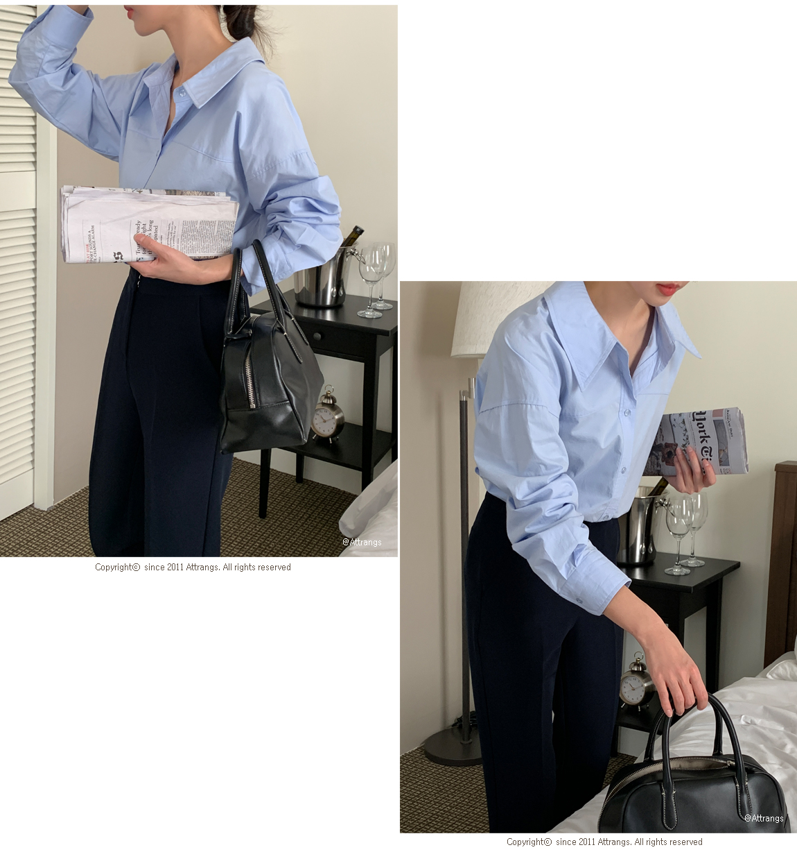 (1+1 두장에 49,900원 한정특가!) 아뜨랑스 F/W 시즌 메이드로 퀄리티 높게 제작된 2기장타입의 베이직 슬림일자핏 슬랙스 ps2094 상세 이미지 14
