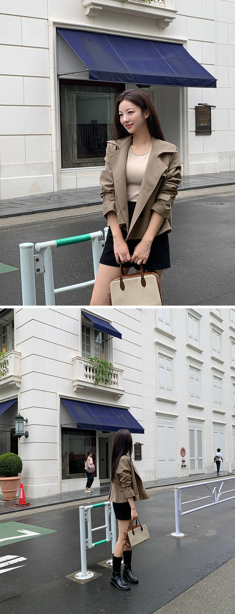 [주문폭주] [여신핏] 비엔나 더블버튼 숏 트렌치 자켓 봄자켓 봄아우터 데이트룩,마실룩,나들이룩,데일리룩,출근룩,하객룩,트렌치코트 jk1292 상세 이미지 64