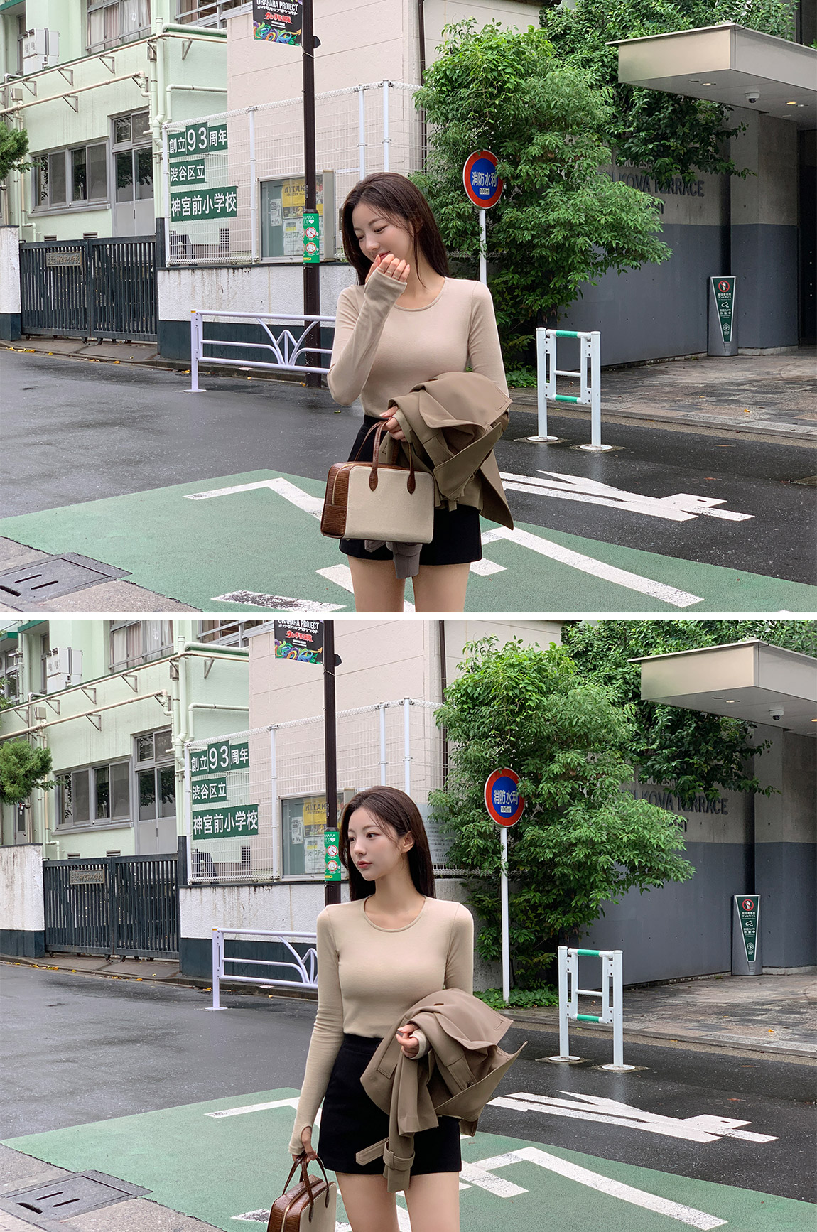 [주문폭주] [여신핏] 비엔나 더블버튼 숏 트렌치 자켓 봄자켓 봄아우터 데이트룩,마실룩,나들이룩,데일리룩,출근룩,하객룩,트렌치코트 jk1292 상세 이미지 74